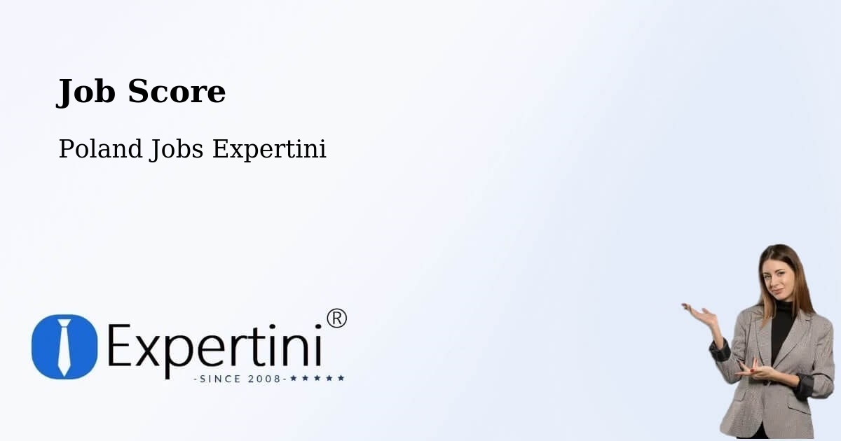 Job Score & Job Description Score Tool – Toruń - Poland Jobs Expertini
